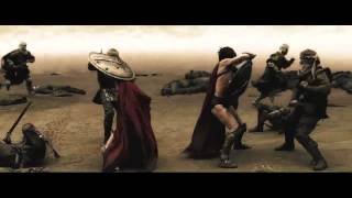 300 - Astinos and Stelios Battle Scene - With TDKR Music
