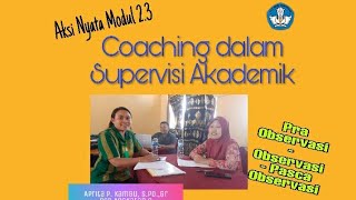 Percakapan Pasca Observasi - Coaching dalam Supervisi Akademik Modul 2.3