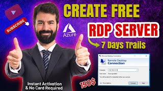 Free azure rdp | How to create free azure rdp | Microsoft azure rdp free | Free RDP 2024 | Azure RDP