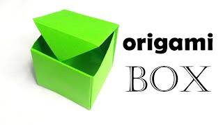 how to make origami box||origami box with lid||origami box with lid || diy art