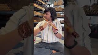 Vivek Devangan in Punam flute/ playing beautiful tune/ India bansuri flute music🎶#flute #bansuri