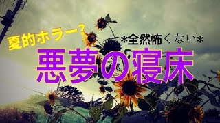 【悪夢の寝床】　ホラー的なやつ撮って編集してみたかったけどホラーは甘くない。