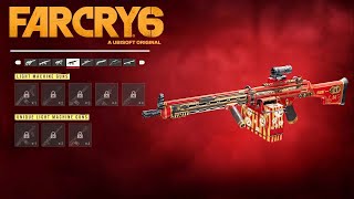 Far Cry 6 Gameplay - All Weapons In Menu Showcase (Far Cry 6 All Weapons - Far Cry 6 Weapons)