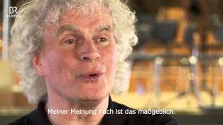 Simon Rattle probt \