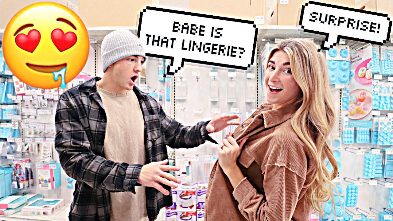 Wearing Lingerie In Public To See My Husbands Reaction Youtube