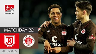 Back on 1st Place | Jahn Regensburg - St. Pauli 2-3 | Highlights | MD 22 –  Bundesliga 2 - 2021/22