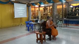 พิธีเปิดการอบรมของพระธรรมทูต อ.ดอนตูม ณ วัดสระสี่เหลี่ยม โดย พระครูปฐมญาณวิชัย วัดบ้านหลวง 13 ก.ค.66