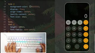 ASMR Programming - IOS Calculator - HTML CSS and JavaScript