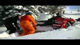 Getting your snowmobile unstuck. Scenario 1