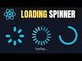 How To Create Spinner Loader In React JS Tutorial (Easy Method)
