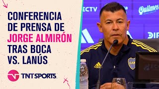 EN VIVO: Jorge Almirón habla en conferencia de prensa tras Boca vs. Lanús