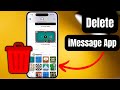How to Delete iMessage Apps on iPhone in iOS 18 -  Uninstalling Completely