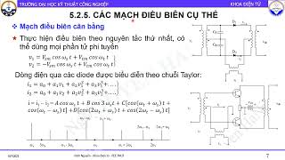 Chương 5 Bài 2 Các mạch điều chế biên độ