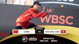 Highlights | Game 33 CHN v HKG | WBSC Baseball5 World Cup 2024