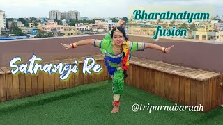 Satrangi Re | DIL SE | Bharatnatyam dance | Triparna Baruah | Shahrukh | Manisha Koirala #shorts