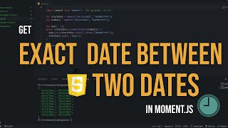 How To Get Specific All Dates Between Two Dates in Moment JS 2023