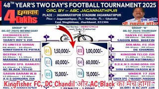 ABC Jagannathpur Football Match Fixture 2025🏆....