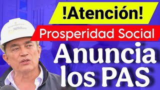 🔴!NOTICIAS! Atención Director de Prosperidad Social Gustavo Bolivar Anuncia de los PAS