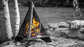 The Pyramid Outdoor Fireplace