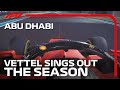 Sebastian Vettel's Surprise Final Ferrari Radio Message | 2020 Abu Dhabi Grand Prix