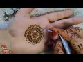 Latest Simple Mandala Mehndi Design 2024 | Step by Step Tutorial | Henna Fever