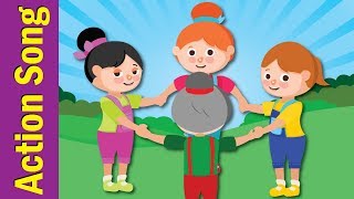 Around a Circle | Action Songs for Kids | Kindergarten, Preschool & ESL | Fun Kids English