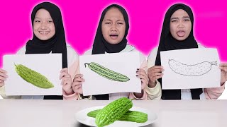 TANTANGAN GAMBAR YANG PALING JELEK HARUS MAKAN |DESMA AND BESTIE