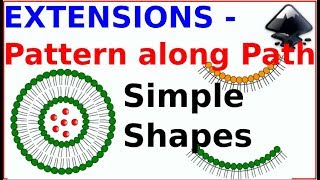 Inkscape for scientists - 19 | Pattern along path with the Extensions Menu - simple shapes