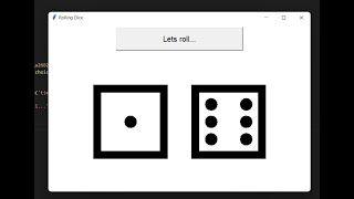 GUI Rolling Dice with Python