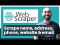 Web Scraping Tutorial | Data Scraping from Websites to Excel | Web Scraper Chorme Extension