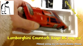 Charity Shop Short - Lamborghini Countach Taiyo RC toy car