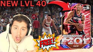 NEW LEVEL 40 DARK MATTER BRANDON ROY GAMEPLAY IN NBA 2K25 MYTEAM!