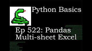 Python Basics Pandas Excel Sheets