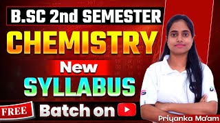 B.Sc 2nd Semester Chemistry Syllabus||Chemistry 2nd Semester Syllabus|| B.Sc 2nd Semester Chemistry