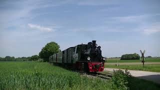 Dampflok 20 Haspe on it's way to Gelinchen at Pfingsterdampf 2023 / Selfkantbahn.