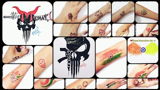 25+ 😳 tattoos | How to make cool 🥰 & simple DIY temporary tattoo designs at home with pen
