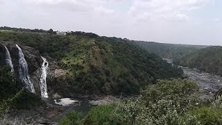 One of the beautiful water falls in india - karnataka. Kannada ಶಿವನ ಸಮುದ್ರ