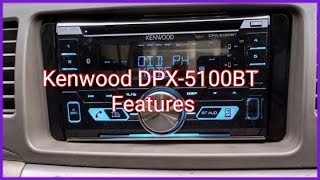 Kenwood DPX-5100BT Car Stereo Features #bluetoothcarradio