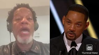 DL Hughley Gets Serious With Will Smith Slapping Chris Rock! "You Hit Him & That's Illegal!"