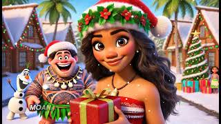 HAPPY DECEMBER 25 with MOANA 2 \u0026 MAUI: A MERRY Christmas Journey with Kids Songs!