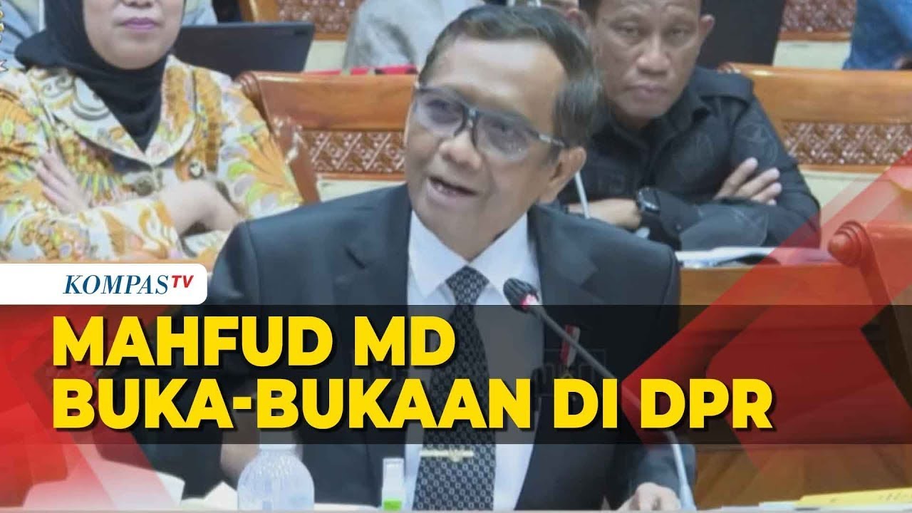 [Full] Panas! Momen Mahfud MD Buka Bukaan Di Komisi III DPR Soal ...