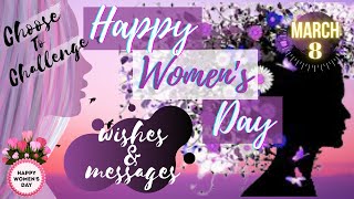 Women's Day 2021 - Choose to Challenge | International Womens Day | Womens day Wishes | March 8