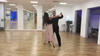 Intermediate Quickstep - Natural Turn, Hesitation, Chasse to Right, Outside Change