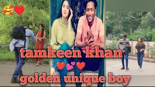 tamkeen Khan ♥️/ golden unique boy / love 💕 video #Goldenuniqueboy / #tamkeenkhan / love sayari stat