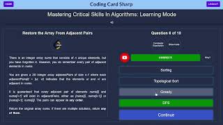 Restore the Array From Adjacent Pairs Explained: Ace Your Technical Interview With Coding Card Sharp