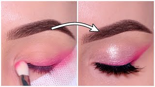 Beginner-Friendly Soft Pink Glam Eyeshadow Tutorial