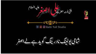 Noha Balti Ali asghar A.S | New Balti Noha 2023 | @SyedNadeemSarwar @SyedFarhanAliWaris #azadar