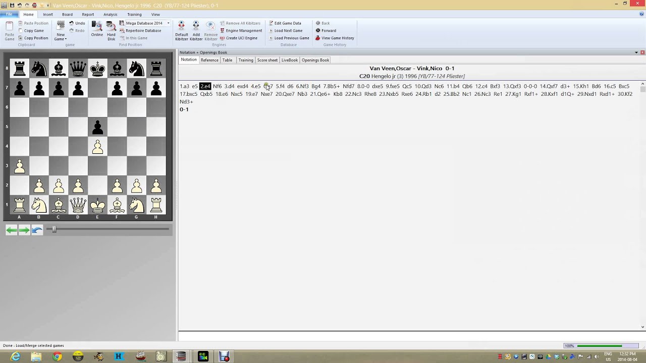 Chessbase 12 Opening Keys Youtube