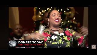 Evangelist Kierra Sheard-Kelly singing “Oh Come Let Us Adore Him” at Christmas at the Cathedral 2017