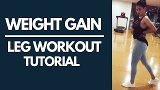 WEIGHT GAIN WORKOUT | LEG WORKOUT TUTORIAL 2020 (in Hindi) to gain muscle